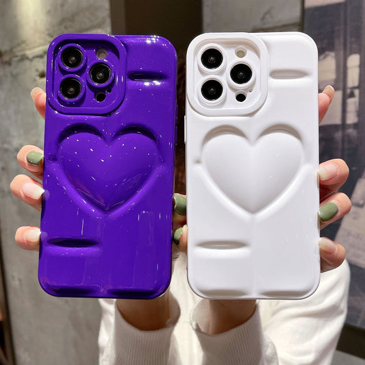 Big Love Glitter Phone Case Shockproof Protective Cover