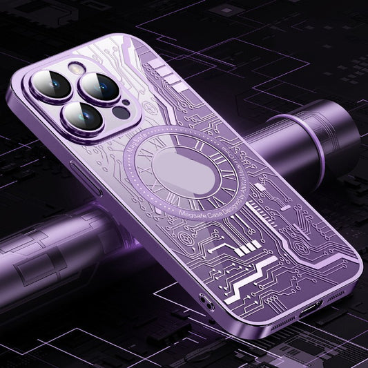 Premium Circuit Pattern Electroplated iPhone Case